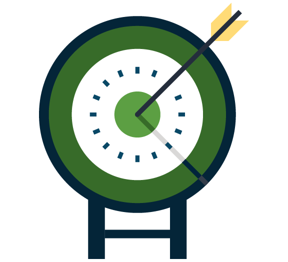 Icon of a bullseye